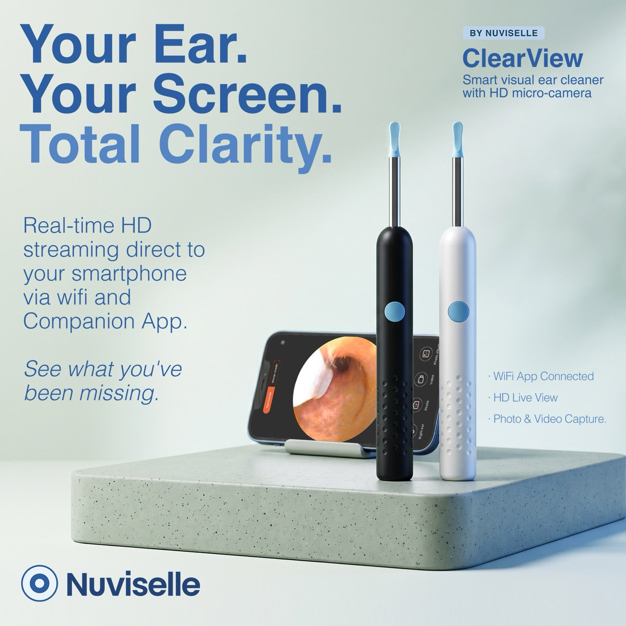 Nuviselle ClearView Ear Cleaner